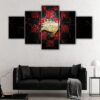 5 panels tampa bay buccaneers canvas art