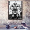 branch warren workout floating frame canvas