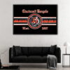 cincinnati bengals floating frame canvas