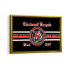 cincinnati bengals framed canvas gold frame