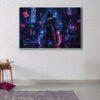 cyber warrior cadre flottant toile