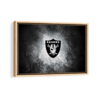las vegas raiders framed canvas natural beige