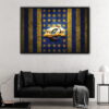 los angeles rams logo floating frame canvas