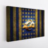 los angeles rams logo stretched canvas