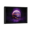 nba 2k24 baller framed canvas black frame