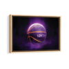 nba 2k24 baller framed canvas natural beige