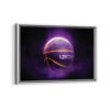 nba 2k24 baller framed canvas white frame