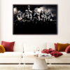 pittsburgh steelers floating frame canvas