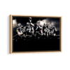 pittsburgh steelers framed canvas natural beige