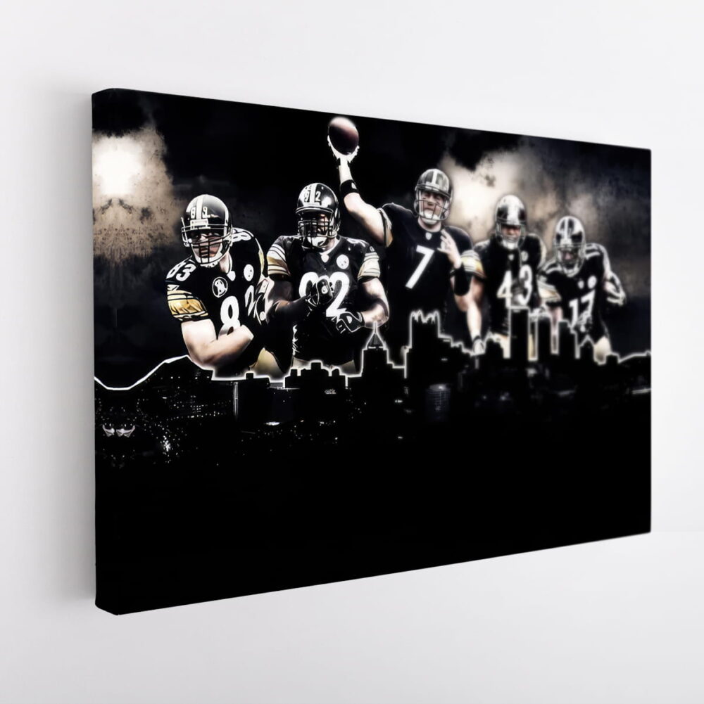 pittsburgh steelers stretched canvas