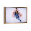 stephen curry framed canvas natural beige