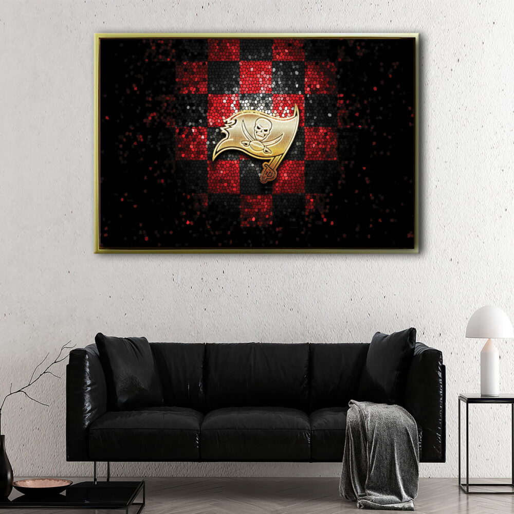 tampa bay buccaneers floating frame canvas