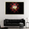 tampa bay buccaneers floating frame canvas