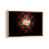 tampa bay buccaneers framed canvas natural beige