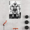 1 panel branch warren workout canvas art