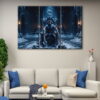 3 panels sub-zero throne canvas art