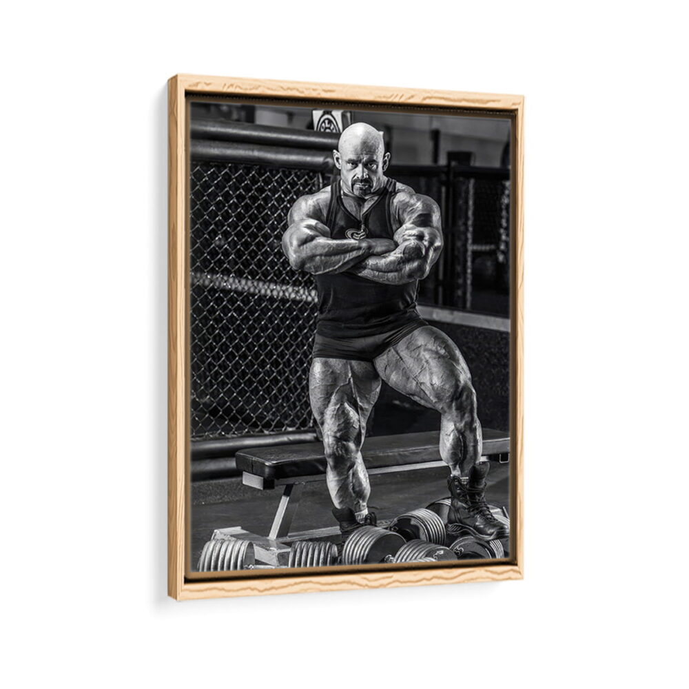 branch warren framed canvas natural beige