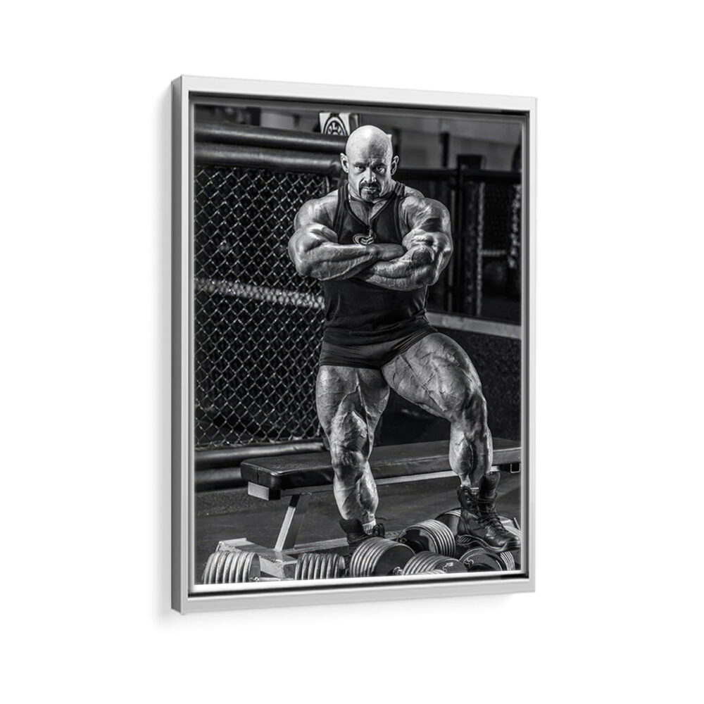 branch warren framed canvas white frame