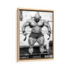 branch warren workout framed canvas natural beige
