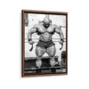 branch warren workout framed canvas walnut brown