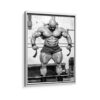 branch warren workout framed canvas white frame