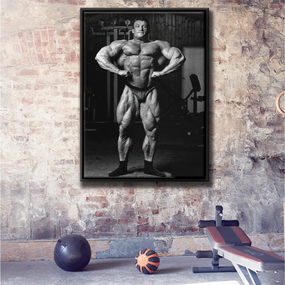 dorian yates floating frame canvas