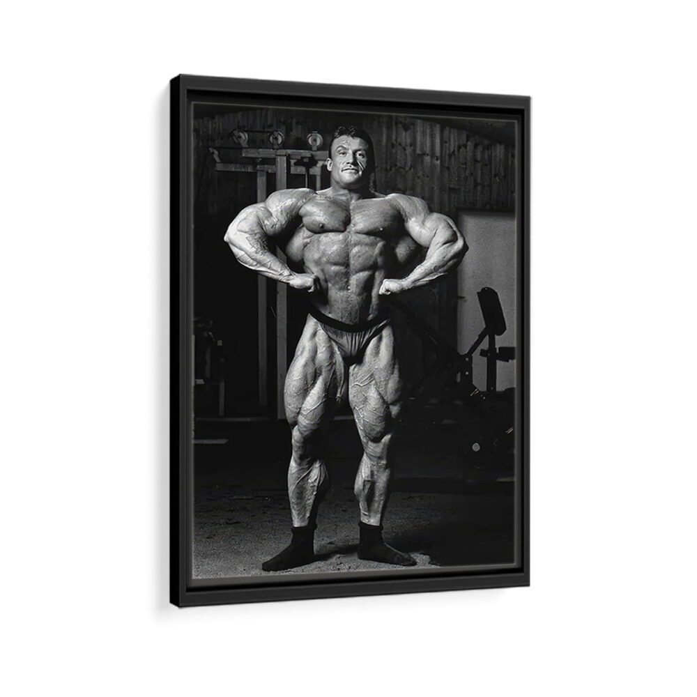 dorian yates framed canvas black frame