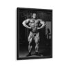dorian yates framed canvas black frame