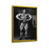 dorian yates framed canvas gold frame