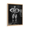 dorian yates framed canvas natural beige