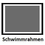 Schwimmrahmen