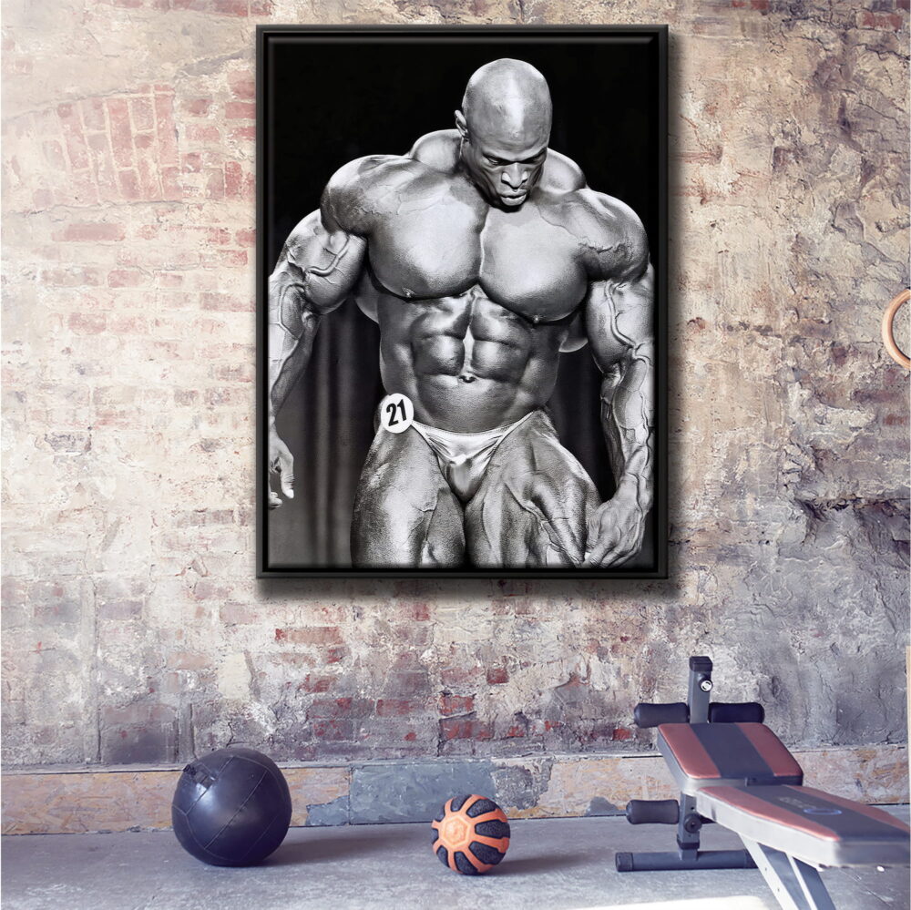 ronnie coleman floating frame canvas1