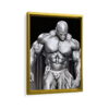 ronnie coleman framed canvas gold frame