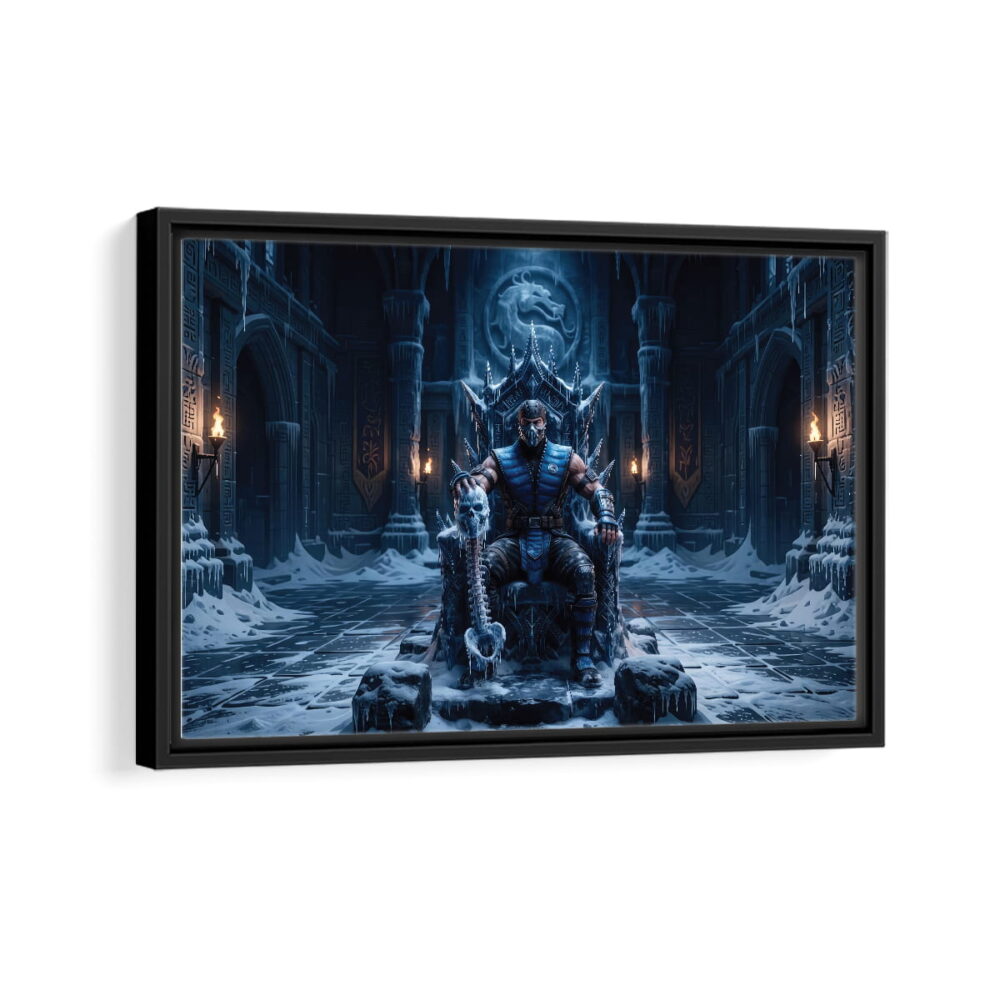 sub-zero throne framed canvas black frame