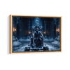 sub-zero throne framed canvas natural beige