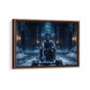 sub-zero throne framed canvas walnut brown
