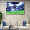 1 panel captain tsubasa canvas art