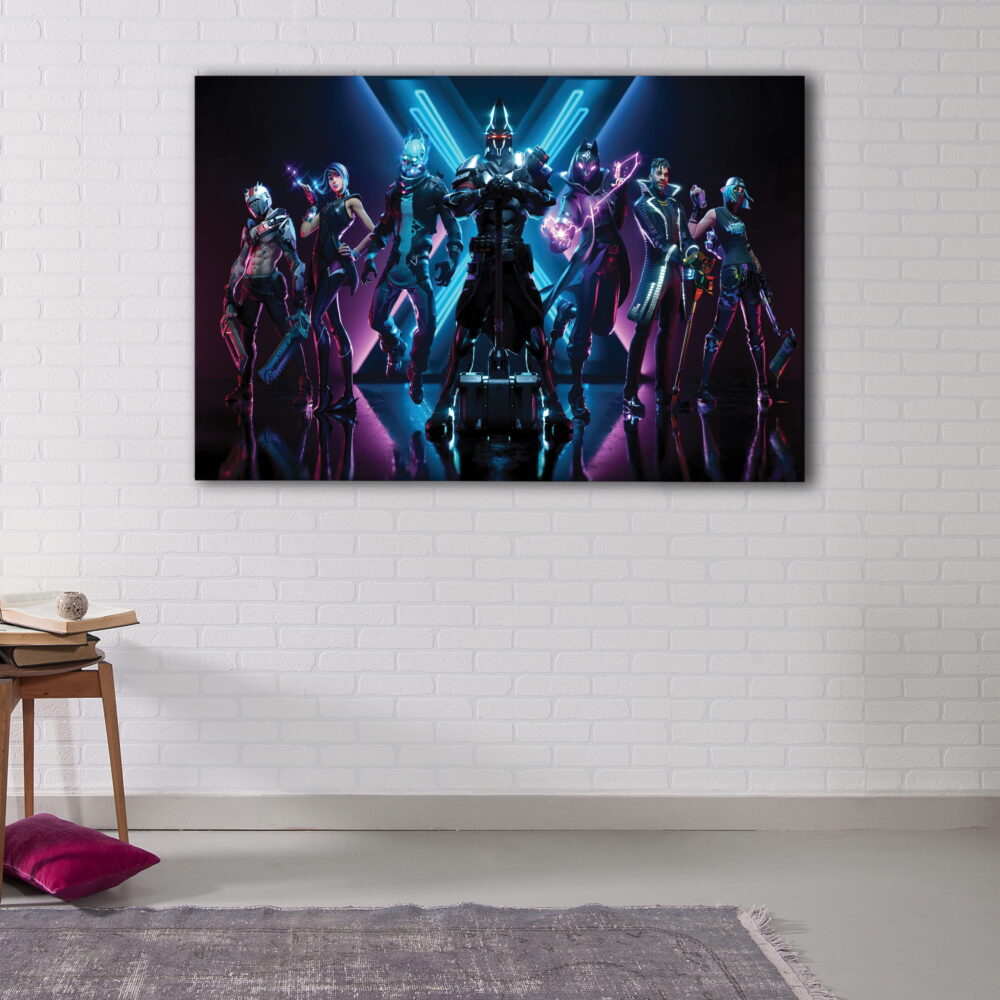 1 panel fortnite season x canvas art