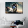 1 panel iron man fury canvas art