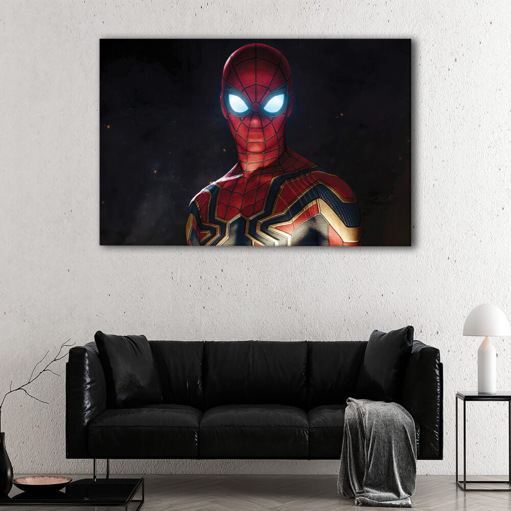 1 panel iron spider suit canvas art