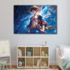 1 panel luffy scar canvas art