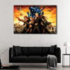 1 panel metal slug canvas art