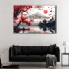 1 panel mount fuji canvas art