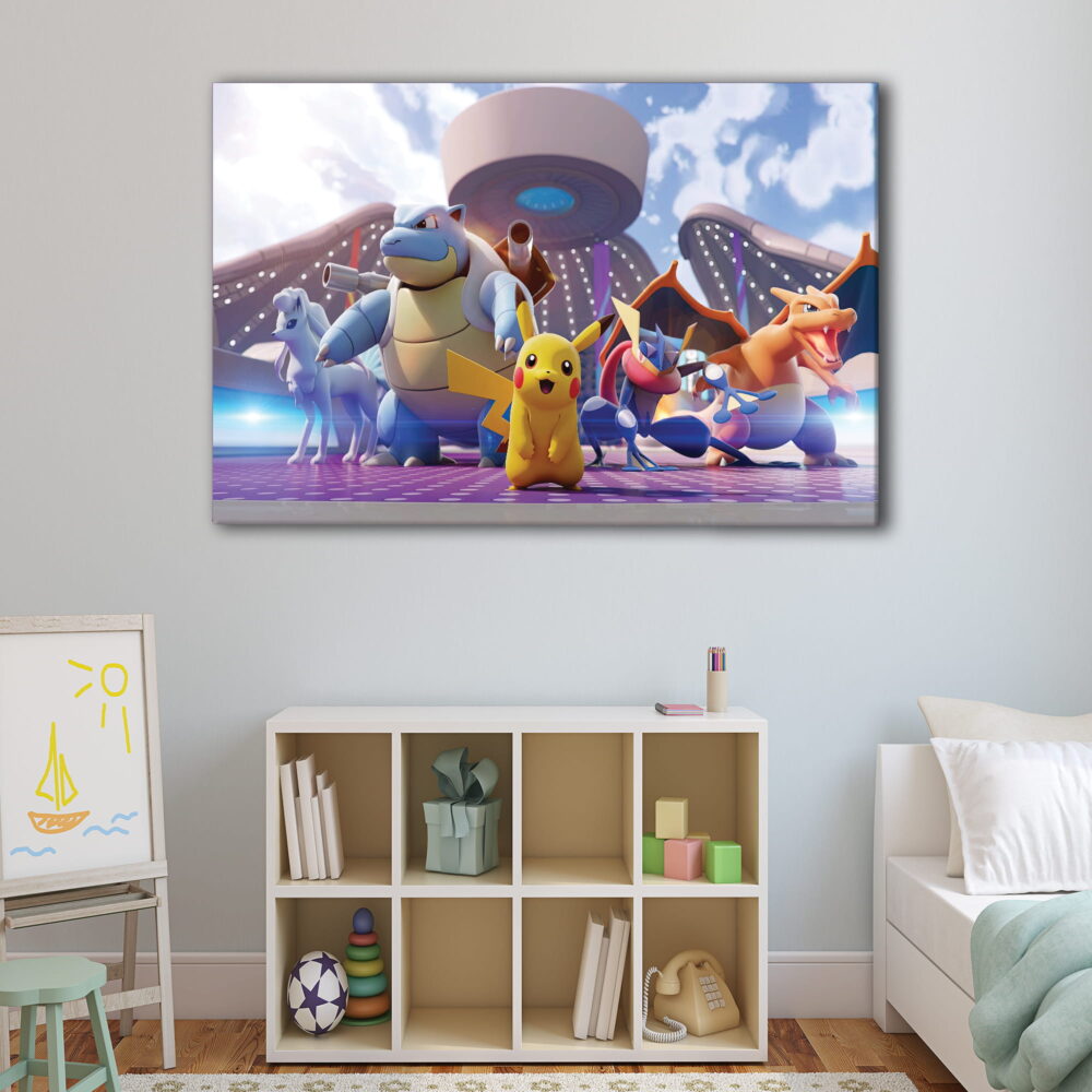 1 panel pokemon unite canvas art