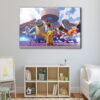 1 panel pokemon unite canvas art