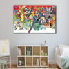 1 panel pokemon world canvas art