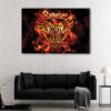 1 panel sabaton coat of arms canvas art