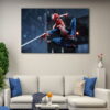 1 panel spider man insomniac games canvas art