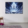 1 panel ssj blue canvas art