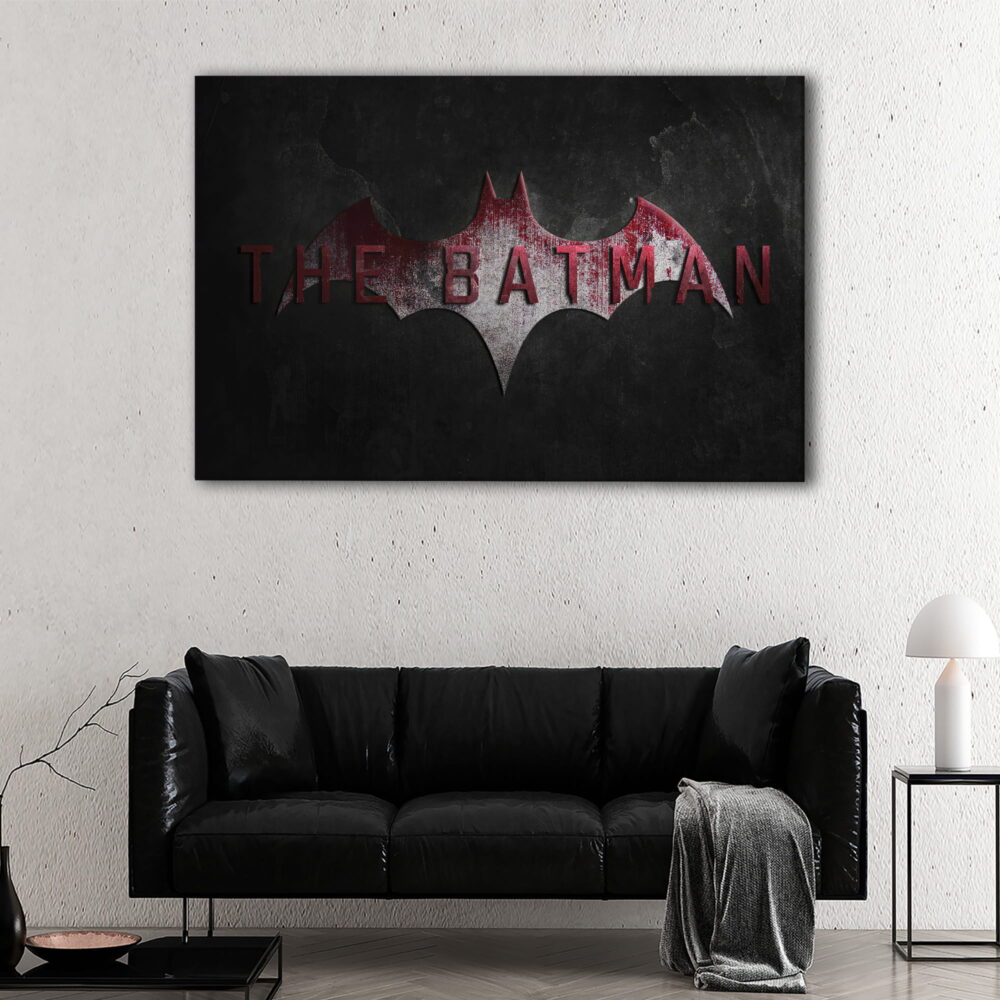 1 panels batman signal canvas art